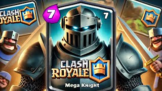 BEDAVA MEGA ŞOVALYE EVRİMİNİ AÇTIM VE OYNADIM CLASH ROYALE [upl. by Ayekam]