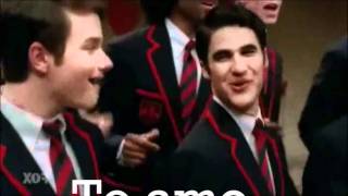 Silly Love Songs  the warblers glee en español Performance [upl. by Assile]