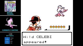 SHINY CELEBI 2257th Encounter  Pokemon Crystal [upl. by Tabor]