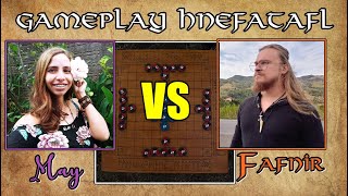 Hnefatafl Gameplay 02 VS May [upl. by Argyres]