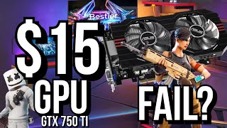 GTX 750 Ti 2GB Review 20  Is it worth it in 2024 can it run fortnite legacy GPU [upl. by Aniuqal]