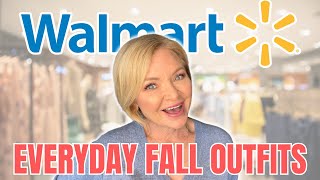 Walmart Fashion Try On Haul Everyday Fall Outfits [upl. by Blandina]