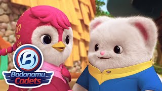 S1 EP10 Esme I Shrunk the Cadets l Badanamu Cadets l Nursery Rhymes amp Kids Songs [upl. by Assilav514]