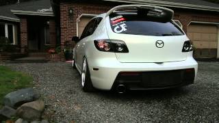 Mazdaspeed 3 Straight PipedLaunch Control [upl. by Uliram959]