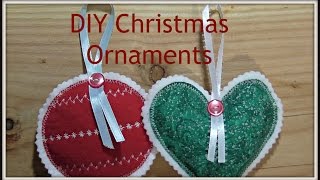 How to Sew Fabric Christmas Ornaments [upl. by Norga]