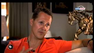 Schumacher at Home  July 2013 Eurosport [upl. by Nylisoj]