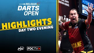 BELGIAN BRILLIANCE  Day Two Evening Highlights  2022 Belgian Darts Open [upl. by Bonnes212]