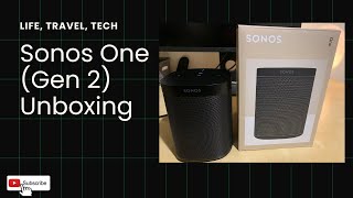 Unboxing the Sonos One Gen 2 Wireless Speaker 4K [upl. by Hildegaard]