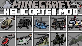 Minecraft HELICOPTER MOD  FLY WITH VILLAGERS AND FIGHT THE ZOMBIE PIGMAN Minecraft [upl. by Anigriv544]