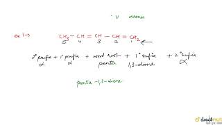 IUPAC RULES FOR ALKADIENES AND ALKENYNE [upl. by Georgina]