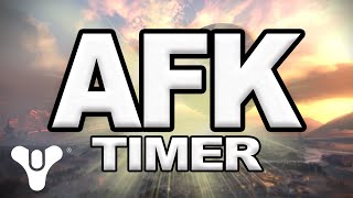 How AFK Timers Work In Destiny 2 [upl. by Ahsenyt]