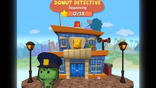 codeSpark Academy Puzzles Level 1 Full Length  Donut Detective  Learn Sequencing  Learn to Code [upl. by Eiramnwad176]