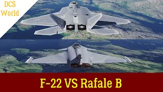 F22 VS Rafale B dcsworld [upl. by Marinelli]