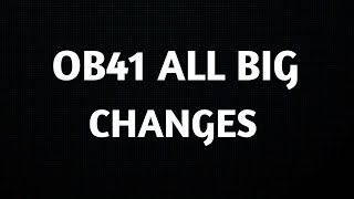 OB41 UPDATE ALL BIG CHANGES😱IN FREE FIRE AFTER OB41 UPDATE❤️100 CONFIRM RETURN🤔ALL UPCOMING CHANGES [upl. by Crompton]