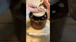 quotTutorial on Making Miniature Ceramic Bowls Using a Potters Wheel [upl. by Bobseine]