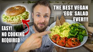 The Best Vegan Egg Salad  Easy Quick amp High in Protein [upl. by Adriaens]