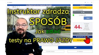 Instruktor zdradza sposób jak zdać TESTY NA PRAWO JAZDY [upl. by Desmond]