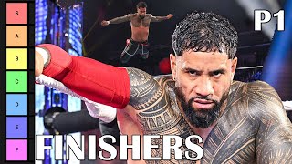 The BEST WWE Mens Finishers of RECENT Era   Tier list  part 1 [upl. by Sailesh]