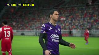 🔥 Gameplay TOLUCA VS MAZATLÁN Liga MX  eFootball 2024 🎮 [upl. by Nilad]