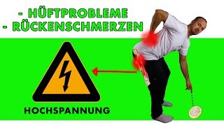 Hüft amp Rückenschmerzen durch verkürzte Beinrückseite Baustellenanalyse amp Lösung [upl. by Figone]