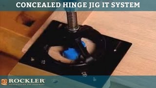 Rockler Concealed Hinge JIG IT® System [upl. by Baggs]