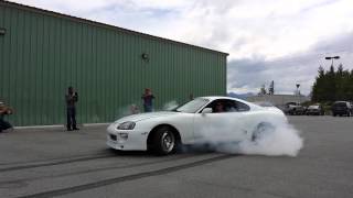 Toyota supra epic burnout [upl. by Aridaj]