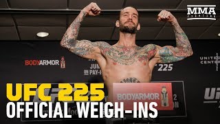 UFC 225 Official WeighIns  MMA Fighting [upl. by Otila]