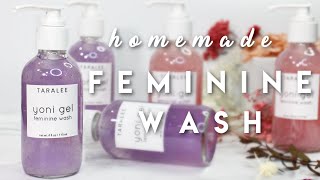 How to make Feminine Wash  PH Balanced Yoni Gel naturalecocert ingredients [upl. by Nika]