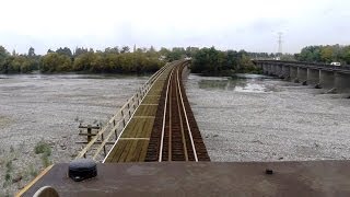 New Coastal Pacific Train 2014  Part 1  from the Drivers Cab and Open Air Observation Carriage [upl. by Ajin]