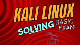 kali linux basics exam solving حل اختبار نظام التشغيل كالي [upl. by Berkly]