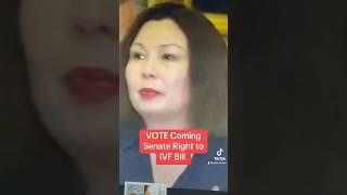 Senator Tammy Duckworth’s RIGHT TO IVF ACT Senate Vote Protects access to in virtro fertilization [upl. by Nawuj]