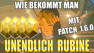 NEU Unendlich Rubine farmen  Patch 160 ► 70000 Rubineh  Zelda Breath of the Wild [upl. by Duncan835]