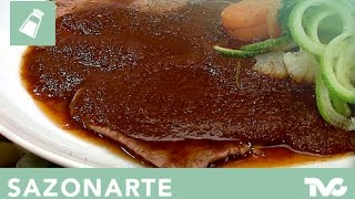 Receta para preparar bisteces en salsa de chile pasilla [upl. by Zacharia]