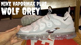 Wolf Grey Nike Air Vapormax Plus Unboxing and OnFoot Review 🔥🔥 [upl. by Droffig677]