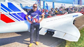 WORLDS LARGEST RC CONCORDE JET MODEL  149KG 10 METERS  OTTO WIDLROITHER  JET POWER 2019 [upl. by Allenrac]