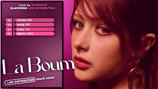 BLACKSWAN La Boum Line Distribution  starrynvee [upl. by Graf]