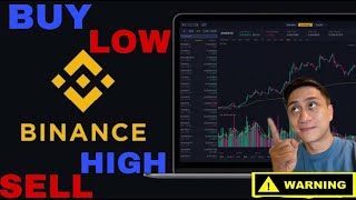 BINANCE SIMPLE BUY AND SELL SPOT TRADING SAMPLE [upl. by Esir]