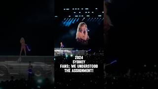 Blank scape Sydney 2024 vs 2015 erastour taylorswift [upl. by Yattirb]