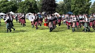 Dundas Pipes amp Drums in the First Wave for the Massed Bands Cambridge 2024 [upl. by Douglass]