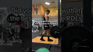 Best way to do RDLs gym gymshark legs gymtips [upl. by Hepzi]