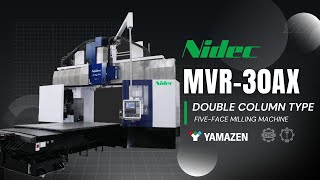 Nidec MVR30Ax Double Column 5Face Milling Machine [upl. by Lalaj]