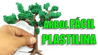 ✅ COMO HACER UN ARBOL DE PLASTILINA  HOW TO MAKE A CLAY TREE ✅ MI MUNDO DE PLASTILINA [upl. by Garlinda]