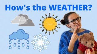 How to talk about WEATHER in English  grammar adjectives verbs nouns amp idioms [upl. by Hailahk109]