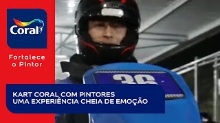 Pintores parceiros da Coral em um dia de diversão com kart [upl. by Etessil]