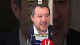 SALVINI SPINGE SUL CONDONO quotMA NON SI TRATTA DI UN CONDONOquot news shorts [upl. by Ecyoj]