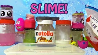 DIY slime collectie  Hoe lang kan je slijm bewaren Welk slijmrecept is het best [upl. by Ilatfan22]