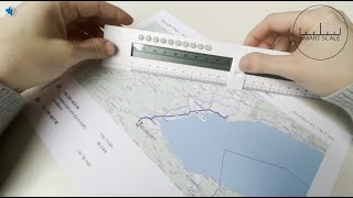 Orienteers Map Enthusiasts Pilots  Meet Your New Best Friend The Smart Scale Ruler [upl. by Aivax]