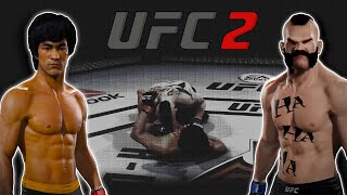 Bruce Lee vs Black Dead  EA sports UFC 2 [upl. by Mure616]