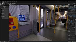 Manchester Metrolink Bombardier Tram  Unreal Engine 5  UE5 CG Interior [upl. by Burget]