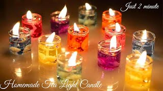 Tea Light Candle Making At Home • Tea Light Candles Holder diy • diwali decorations ideas 2023• DIY [upl. by Glad331]